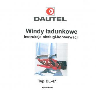 Instrukcja obsługi windy załadowczej Dautel DL-47
